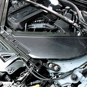 Dry Carbon Motorraum Abdeckung für BMW M2 M3 M4 G80 G81 G82 G83