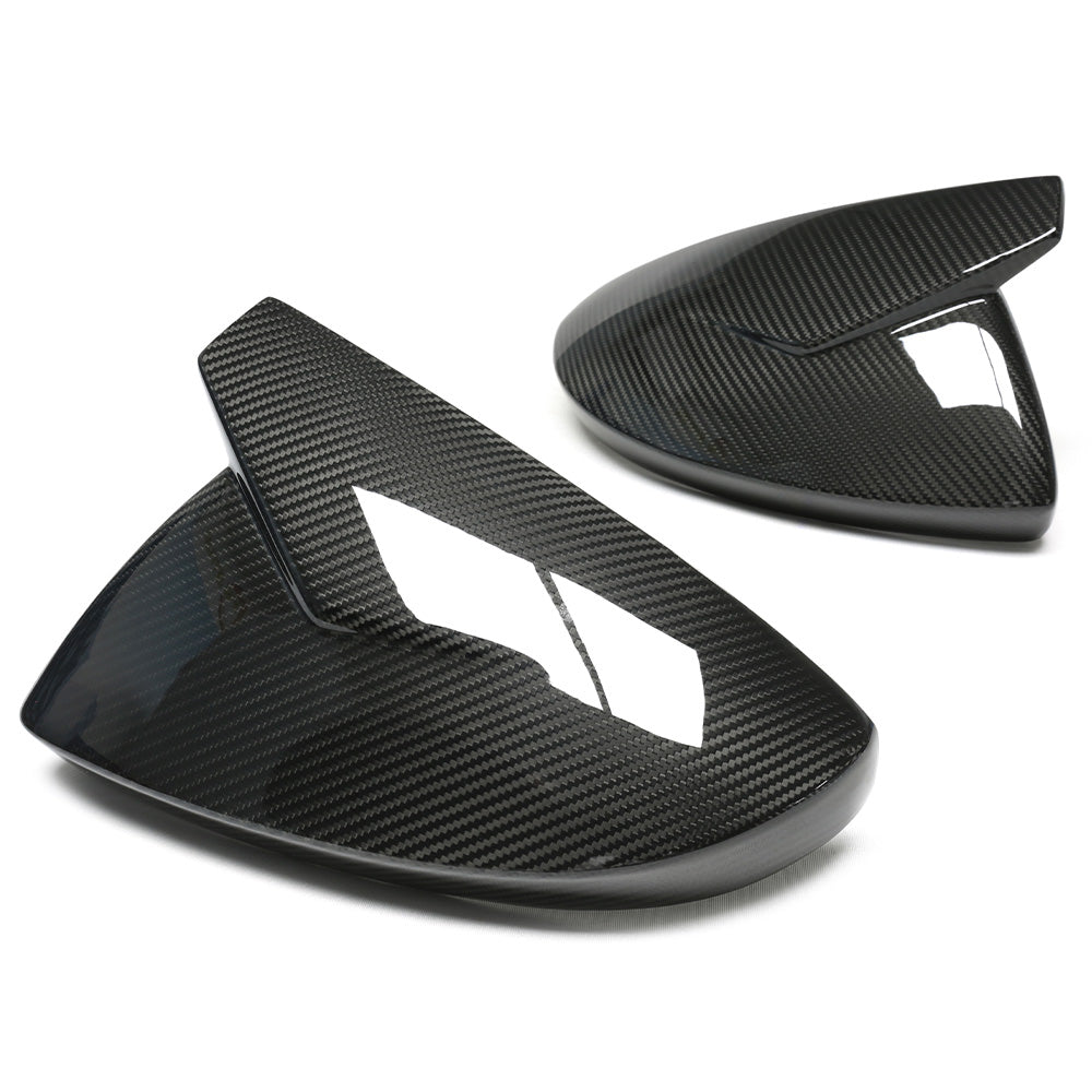 Dry Carbon Spiegelkappen Aufsatz Aufzukleben für Audi A6 S6 RS6 C8 A7 S7 RS7 C8