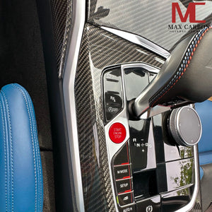 Dry Carbon Mittelkonsolen Blende Ganghebel für BMW G20 G21 G22 G23 G26 G42 G80 G81 G82 G83 G87