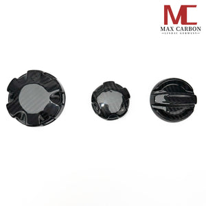 Dry Carbon Deckel Set - Öl Wasser Klima für BMW M2 G87 / M3 G80 G81 / M4 G82 G83 / X3M F97 / X4M F98