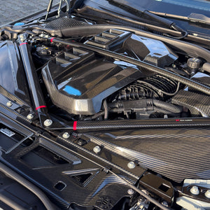 Dry Carbon Kühlverkleidungs-Slam-Panel Voll-Ersatz für BMW M2 G87 / M3 G80 G81 / M4 G82 G83