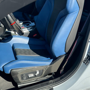 DRY CARBON Sitz Blenden Seitenabdeckung für BMW M2 G87 M3 G80 G81 M4 G82 G83