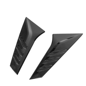 Dry Carbon Heckscheiben Finnen Flaps Aufsatz passend für Audi RS3 8Y Facelift