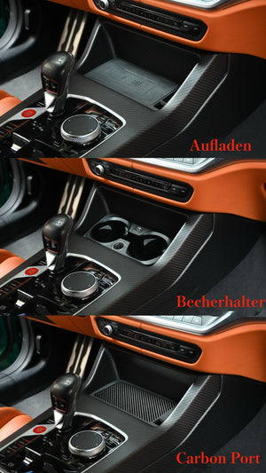 Dry Carbon Mittelkonsole passend für BMW M2 G87 M3 G80 G81 M4 G82 G83 2er M240i G42