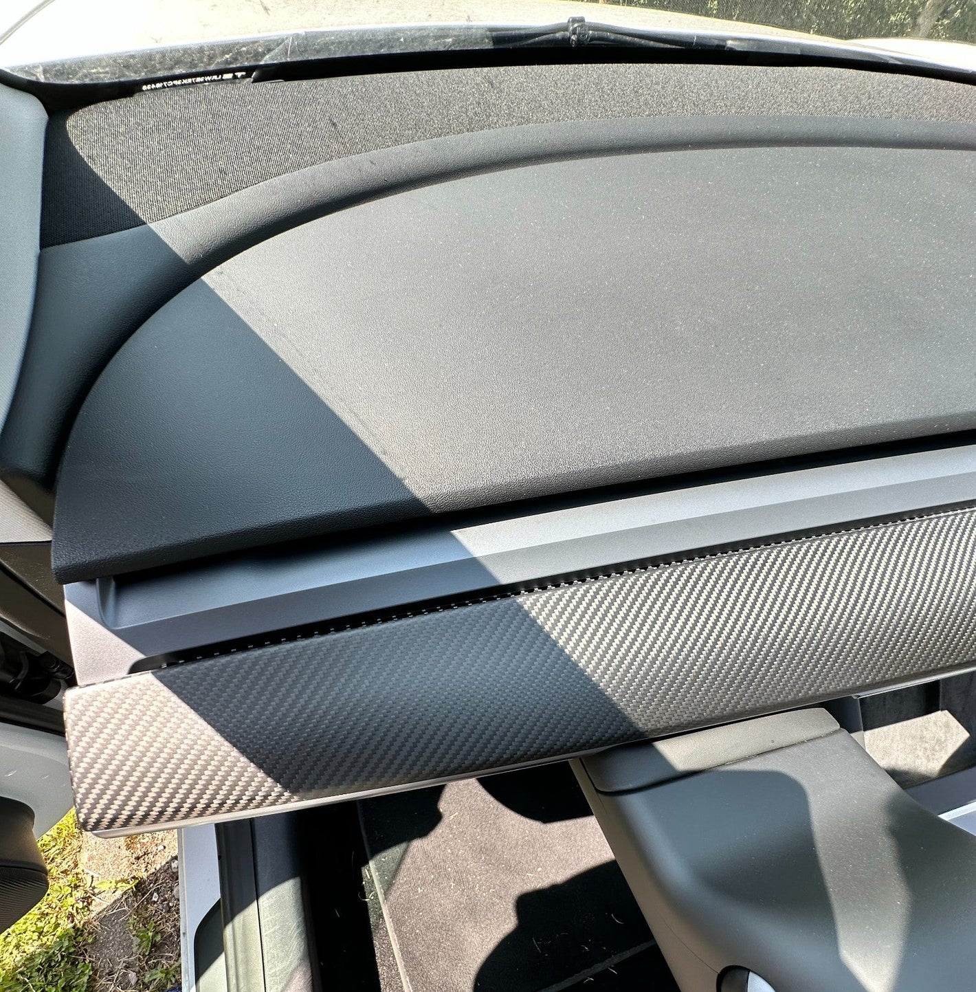 DRY CARBON Performance  Armaturenbrett Abdeckung Blenden im Satz für TESLA MODEL 3 MODEL Y