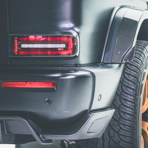 Dry Carbon Heckschweinwerfer Cover für Mercedes Benz G-Klasse W465