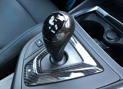 Dry Carbon Gear Shift Knob Center Console Trim for BMW M2C F87 M3 F80 M4 F82 F83