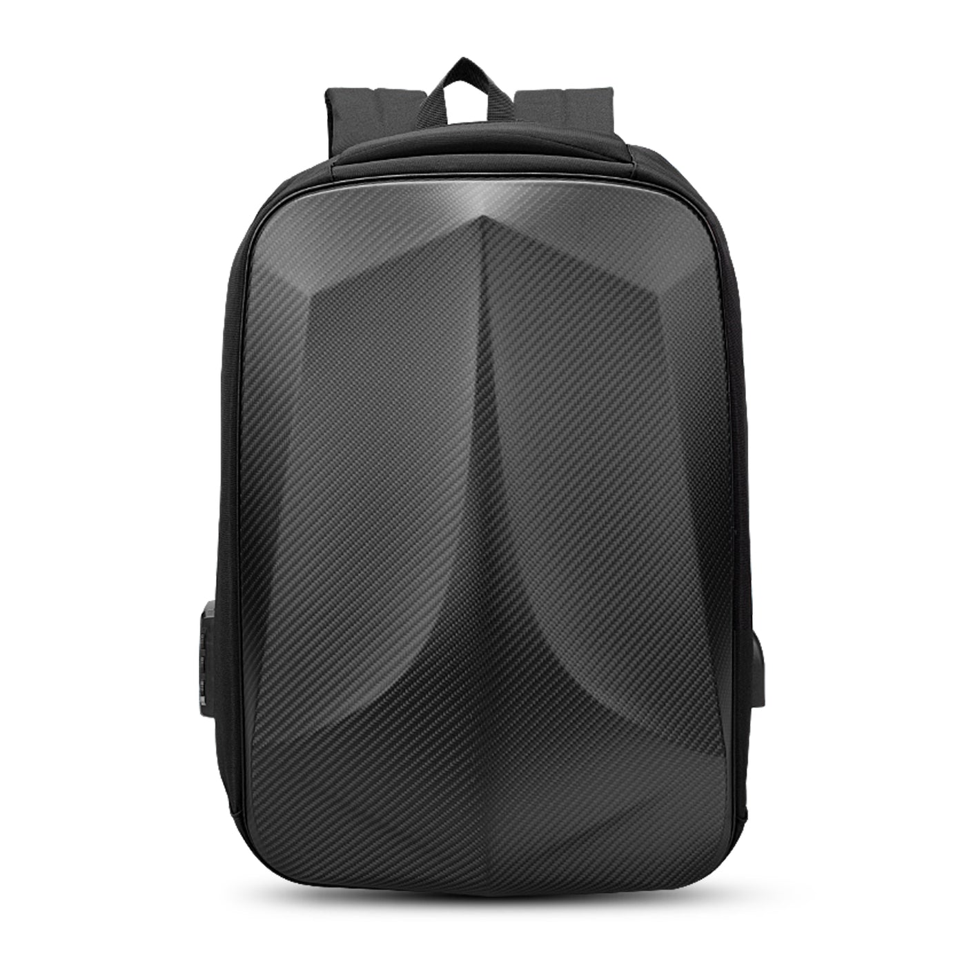 MAX CARBON „BLACKCORE“ MATTE Carbon rugzak incl. slot en oplaadkabel