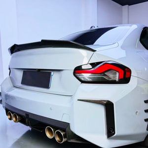 Spoiler posteriore Dry Carbon V1 "Ducktail" per BMW M2 G87 / 2er G42 M240i incl. LCI