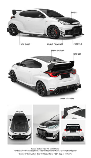 Dry Carbon X KIT passend für Toyota Yaris GR LCI