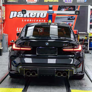 Dry Carbon Heckdiffusor Racing Sport KIT für BMW M3 G80 G81 / M4 G82 G83 inkl. LCI