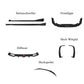 Dry Carbon KIT SQ STYLE Frontlippe Seitenschweller Diffusor Spoiler passend für BMW Z4 G29