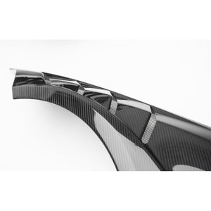 Dry Carbon Kotflügel V3 mit Seitenöffnung für Radhausbelüftung Ersatz für BMW M3 G80 G81 M4 G82 G83 inkl. Eintragung.