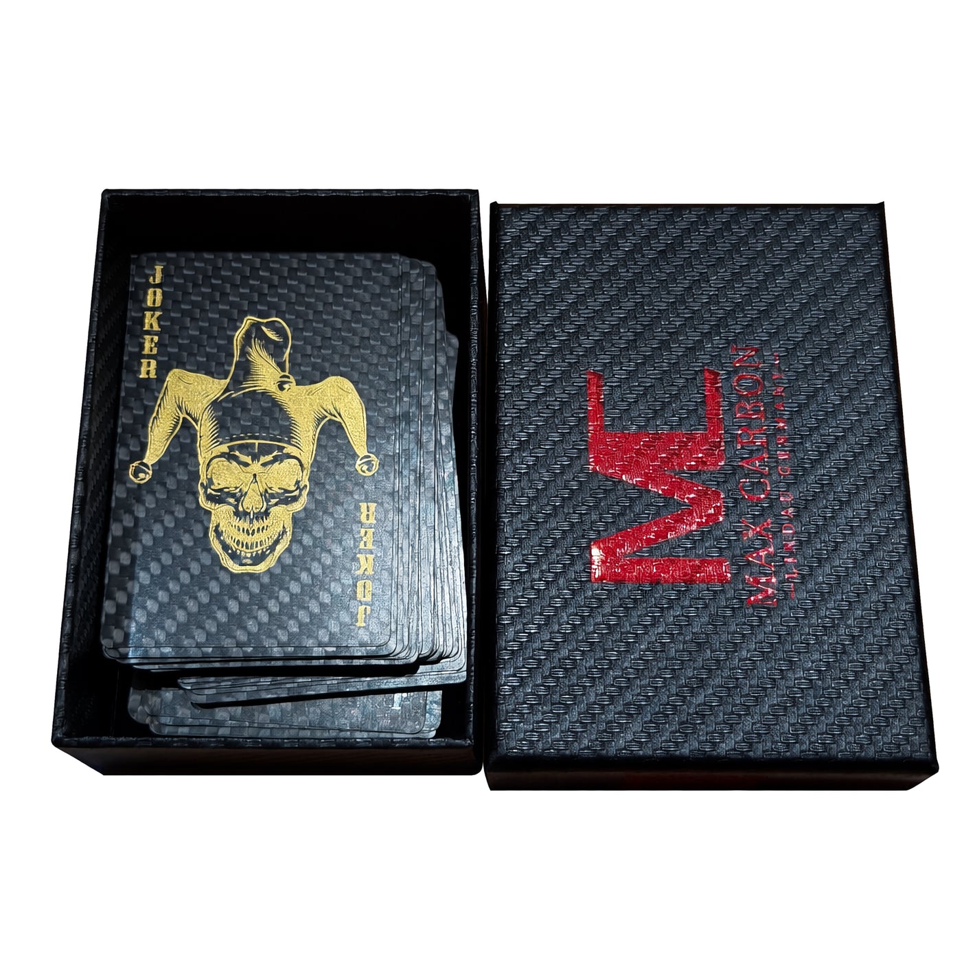 MAX CARBON "JOKER" Dry Carbon Spielkarten POKER 100% Carbon