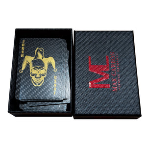 MAX CARBON "JOKER" Dry Carbon Spielkarten POKER 100% Carbon