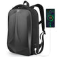 MAX CARBON „BLACKCORE“ MATT Carbon Rucksack inkl. Schloss und Ladelkabel