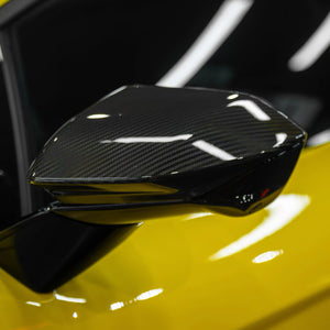 Dry Carbon Ersatz Spiegelkappen Mirror Caps für Lamborghini Revuelto