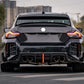 Dry Carbon Design Heckflügel Heckspoiler Ersatz für BMW M2 G87 inkl. LCI und CS M240i G42