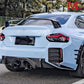 Dry Carbon Heckflügel Aufsatz für BMW M2 G87 / 2er G42 M240i