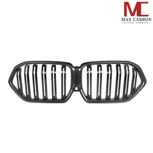 Dry Carbon Kühlergrill Nieren für BMW X6M F96 X6 G06 Pre-LCI