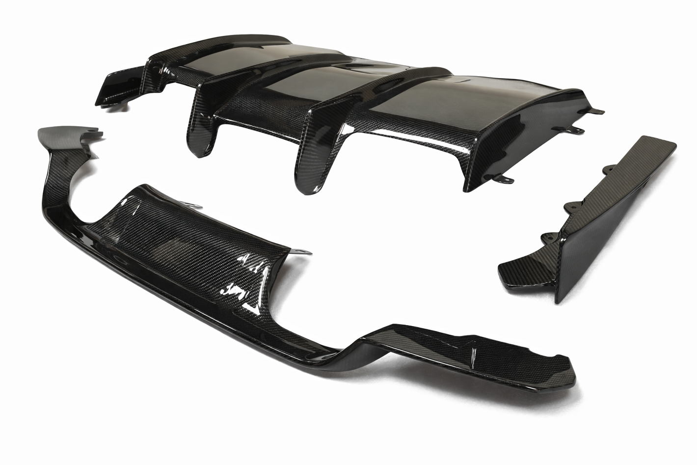 Dry Carbon Heckdiffusor Satz KIT für BMW M3 F80 / M4 F82 F83 PS Style