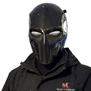 MAX CARBON „Blackcore V2“ Dry Carbon Mask Vollmaske
