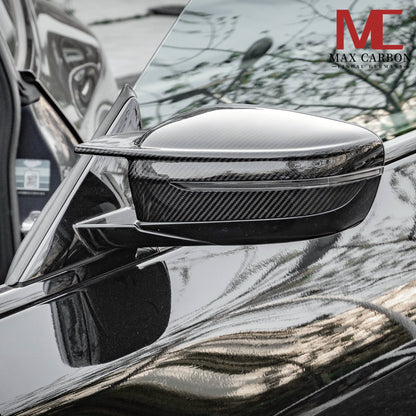 Cubiertas de espejos Dry Carbon para BMW 5er / 6er / 7er / 8er (G30 G31 G32 G11 G12 G14 G15 G16)