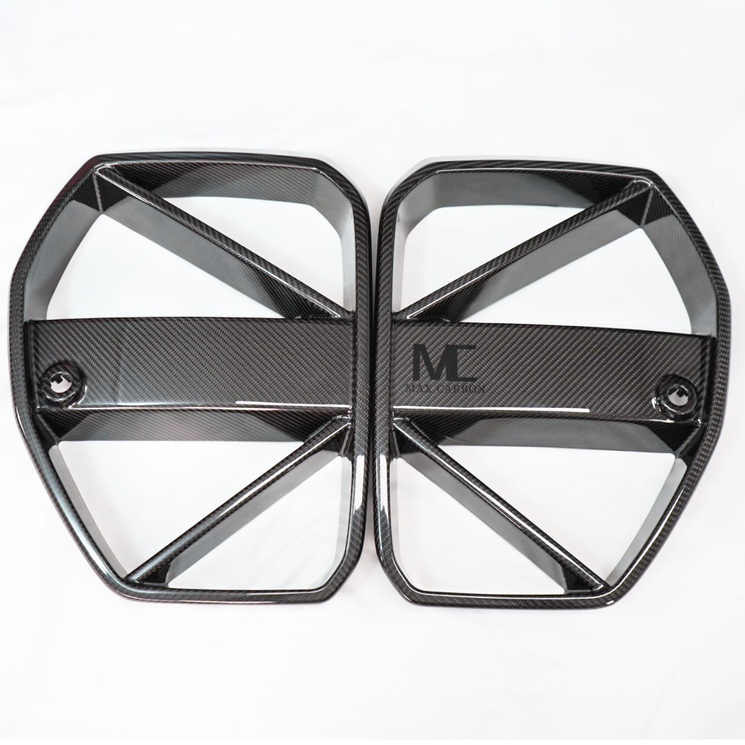 Dry Carbon MAX CARBON Design Kühlergrill Nieren für BMW M3 G80 G81 / M4 G82 G83 CSL