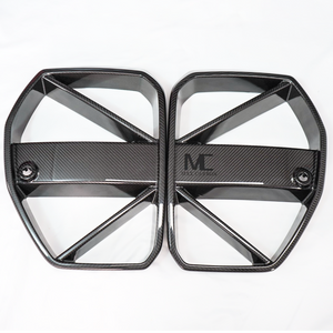 Dry Carbon MAX CARBON Design Kühlergrill Nieren für BMW M3 G80 G81 / M4 G82 G83 CSL