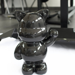 DRY CARBON Glückskatze Glückskater "MAX" aus Carbon Dekro