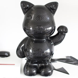 DRY CARBON Glückskatze Glückskater "MAX" aus Carbon Dekro