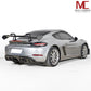 Dry Carbon Heckdiffusor RS Style mit Heckwinglet Flaps für Porsche Cayman & Boxster - 718 982