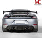 Dry Carbon Heckdiffusor RS Style mit Heckwinglet Flaps für Porsche Cayman & Boxster - 718 982