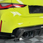 Dry Carbon Heckdiffusor Performance Sport für BMW M3 G80 G81 / M4 G82 G83 inkl. LCI