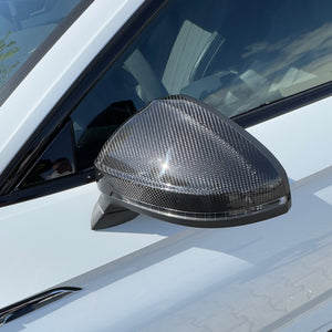 Dry Carbon Spiegelkappen Mirror Caps Ersatz für Audi A4 S4 RS4 A5 S5 RS5 B9