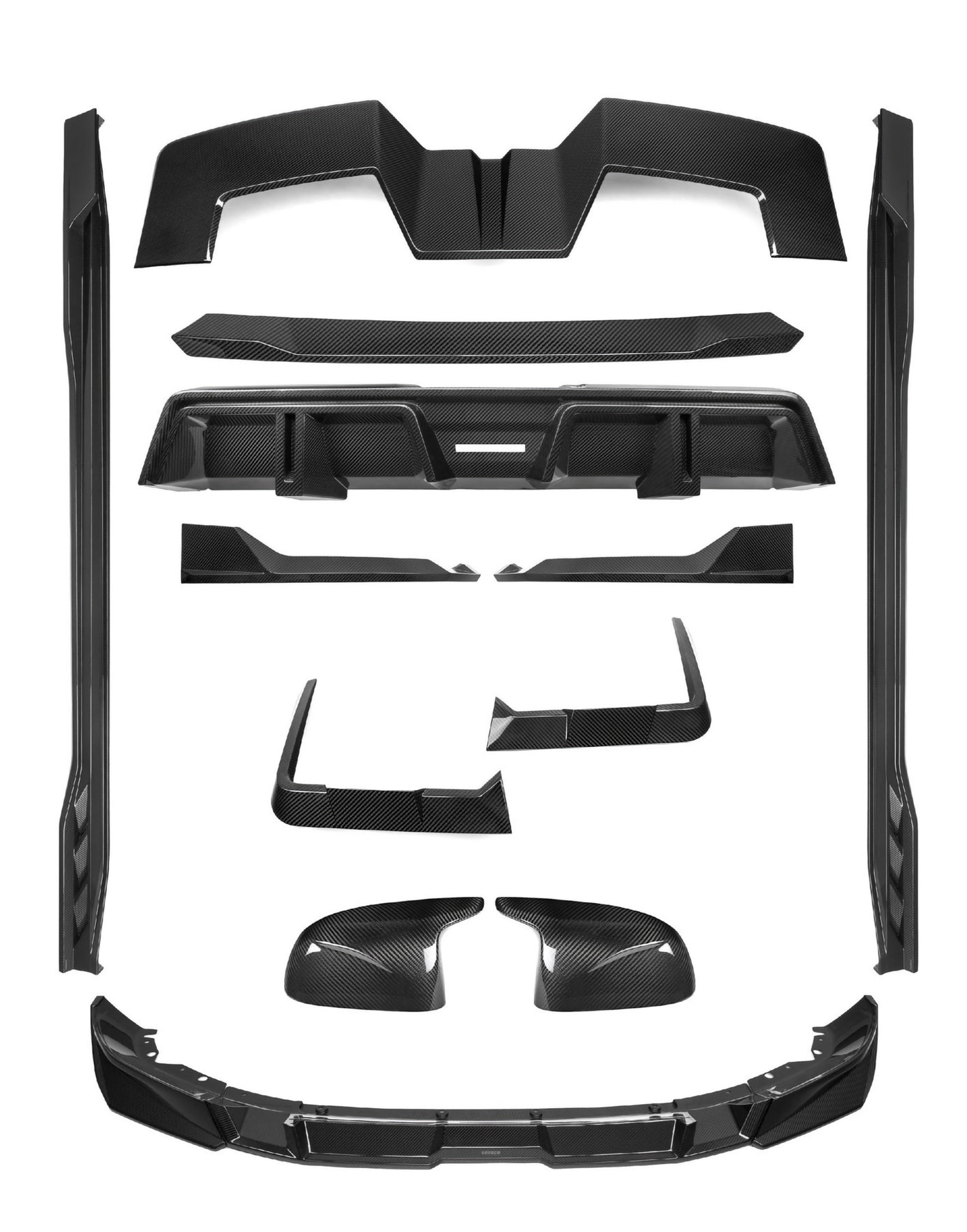 Dry Carbon KIT SQ Style passend für BMW XM
