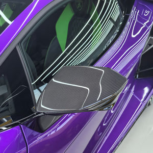 Dry Carbon Ersatz Spiegelkappen für Lamborghini Revuelto