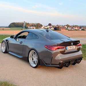 Dry Carbon Heckdiffusor Racing Sport KIT für BMW M3 G80 G81 / M4 G82 G83 inkl. LCI