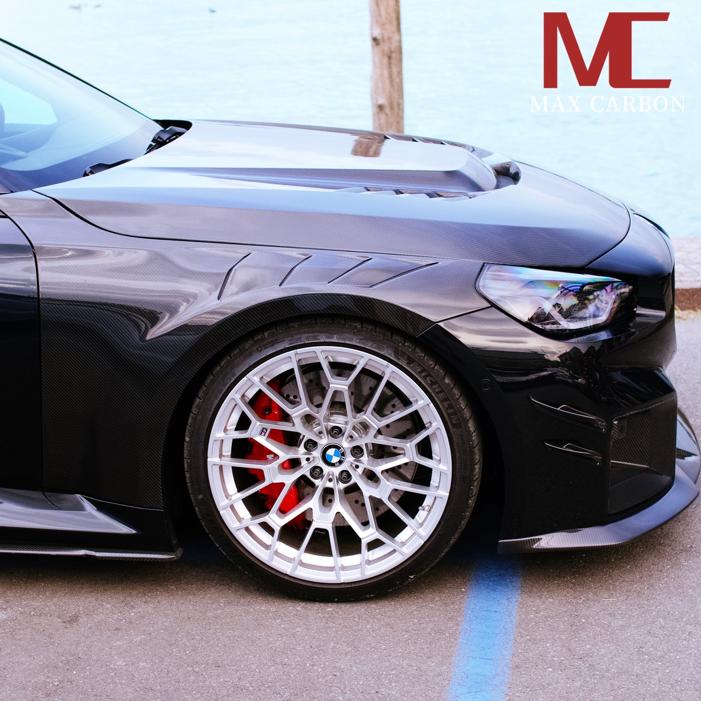Dry Carbon Fender V1 Replacement for BMW 2 Series M240i G42 M2 G87 incl. LCI and CS