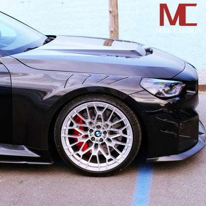 Parafango Dry Carbon V1 di ricambio per BMW Serie 2 M240i G42 M2 G87 incl. LCI e CS