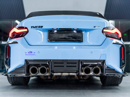 Estensione paraurti a forma di L in Dry Carbon per BMW M2 G87 incl. LCI e CS