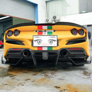 Dry Carbon Heckdiffusor Ersatz für Ferrari F8