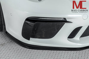 Dry Carbon Front LED Blenden "L-Form" für Porsche 911 - 991.2 GT3