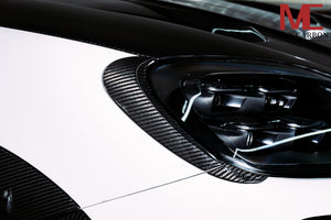 Dry Carbon Frontscheinwerfer Ansatz für Porsche Cayenne SUV & Coupé - 9YA 9YB 9YA.2 9YB.2