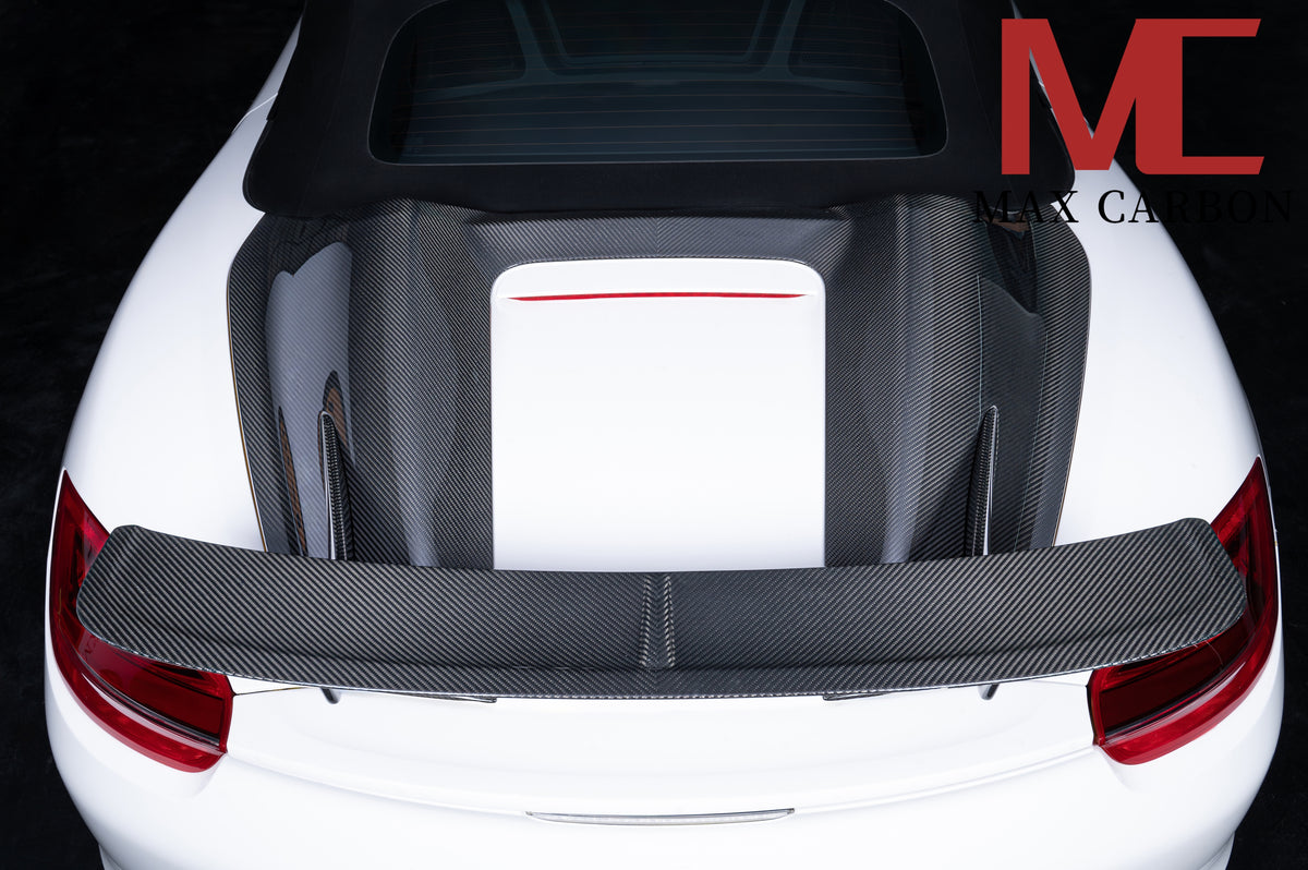 Boxster Rear Wing Dry Carbon rear spoiler wing for Porsche Boxster 981 + 982