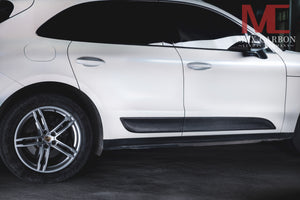 Dry Carbon Seitenblenden Cover für Porsche Macan 95B