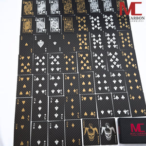 MAX CARBON "JOKER" Dry Carbon Spielkarten POKER 100% Carbon