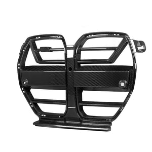 Dry Carbon Frontgrill Nieren SQ- "A-Style" für BMW M3 (G80 G81) & M4 (G82 G83)