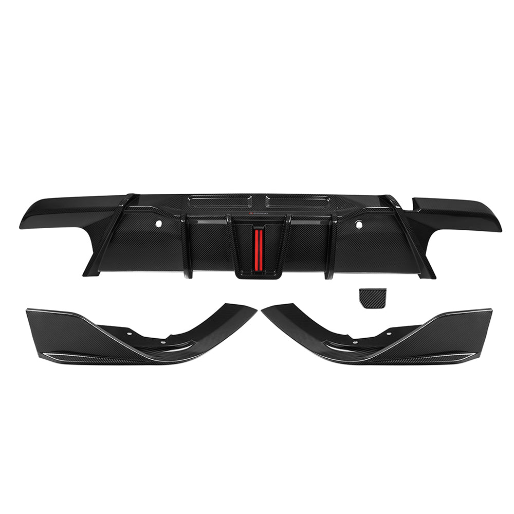 Dry Carbon Heckdiffusor mit LED Bremslicht für BMW X6M F96