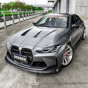Dry Carbon Frontlippe SQ-B Style für BMW M3 G80 G81 & M4 G82 G83 inkl.LCI